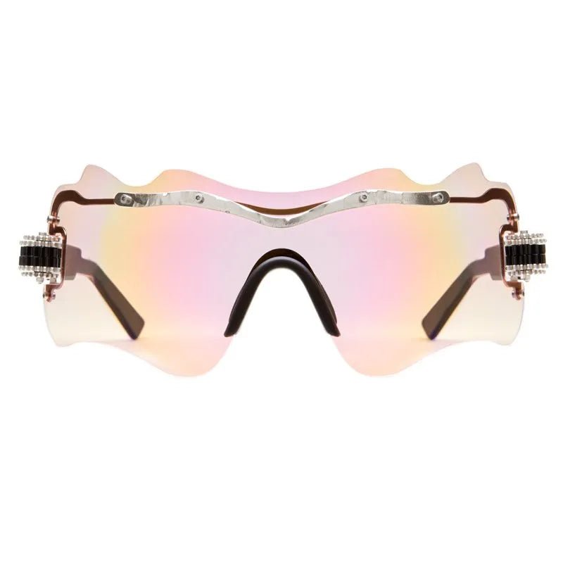 Ochelari Soare Unisex OS Kuboraum KUB E16 SIPINK/GREEN - Optica Vedere