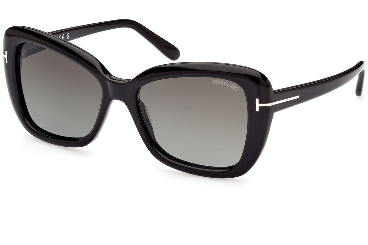 Ochelari Soare Femei Tom Ford OS FT1008 01B 55 - Optica Vedere